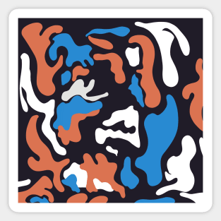 Abstract Camo Sticker